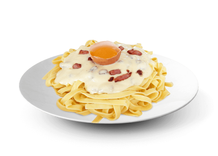 TAGLIATELLES CARBONARA